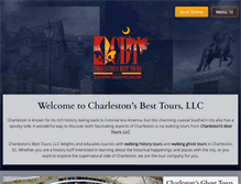 Tablet Screenshot of charlestonsbesttours.com